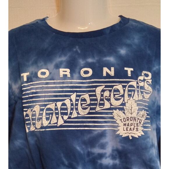 Toronto Maple Leafs Wear by Erin Andrews Tie-Dye Lounge Set Large - Picture 5 of 7